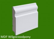 Listwa przypodłogowa MDF biała lakierowana - 120 x 19 PLUS - wilgocioodporna